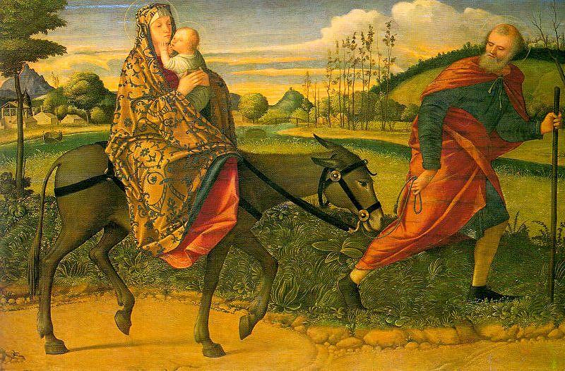Vittore Carpaccio The Flight into Egypt oil painting picture